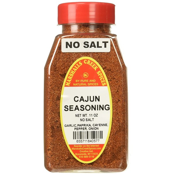 Marshall’s Creek Spices New Size Seasoning, Cajun No Salt, 11 Ounce