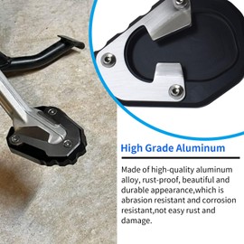 SHINKXMT Motorcycle Bike Kickstand Extender Foot Side Stand Extension Pad Support Plate Anti-Skid Enlarged Base fit for T.riu&mph Tiger 900 Rally Pro 2021-2024