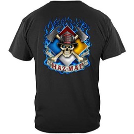 Erazor Bits Firefighter T Shirt firefighter | Haz Mat Firefighter Shirt ADD103-FF2053XL