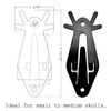 VMSIXVM European Mount Skull Hanger, Deer Skull Wall Hooker for