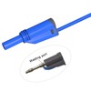 Goupchn 10PCS Banana Plug Silicone Test Leads 4mm Fully Insulated