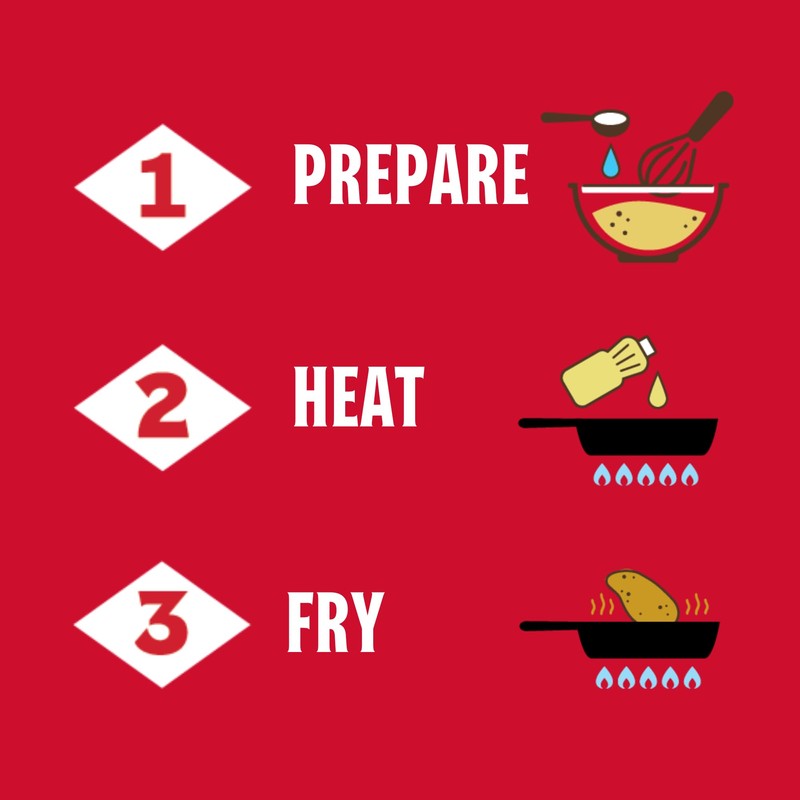 Louisiana Seasoned Chicken Fry Batter Pack of 3 Crispy Southern