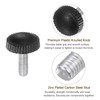uxcell 20pcs M4 x 12mm Metric Male Thread Knurled Knobs,