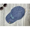 Shenbors Embroidered Baseball Hats, Chicago Illinois Skyline Flag (Navy Blue),
