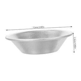 Ciieeo 10pcs Aluminum Alloy Egg Tart Molds Non Stick Mini and Muffin Baking Cups for Puddings and Desserts for Homemade Treats and Easy Cleanup