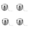 SHULLIN 4pcs Ball Shape Tea Strainer Tea Infuser Ball Stainless