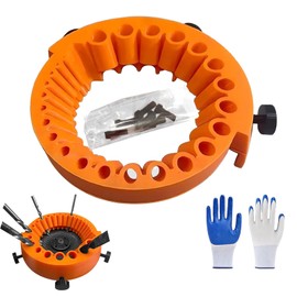 SoeUyd Bohrerschärfer, Bohrer Schleifen Winkelschleifer, Drill Bit Sharpening Tool, Drill Bit Sharpener, für Bohrer von 2-13mm und 125mm Bohrerschärfer Werkzeug, Schleifaufsatz für Winkelschleifer