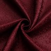 Wekwch Burgundy Jacquard Rectangle Tablecloth Exquisite Grain Design Waterproof and