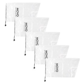 Movo (5 Pack) RC1 Clear Rain Cover for DSLR Camera and Lens up to 18" Long