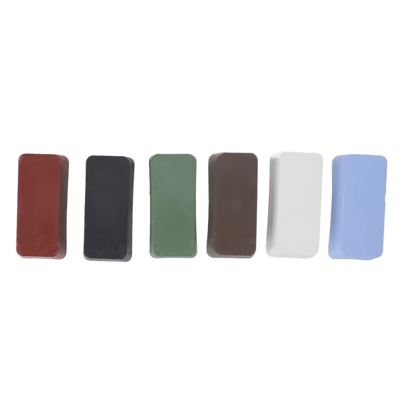 Metal Polishing Wax, Multifunctional Solid Metal Polishing Stick, 6 Pieces