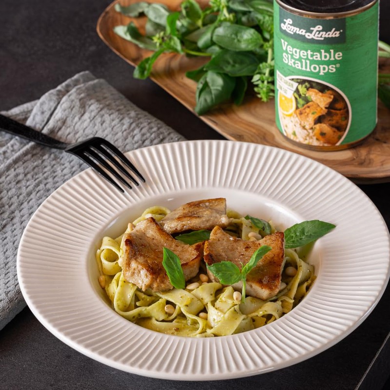 Vegan Seafood Plant-Based Alternative - Loma Linda Vegetable Skallops Meatless