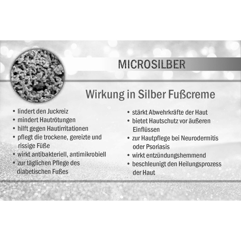 Blueline Silver Foot Cream for Dry, Sensitive and Cracked Feet