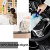 10 PCS Flash Dust Magnet, Blue Dust Magnet Refills, Efficient