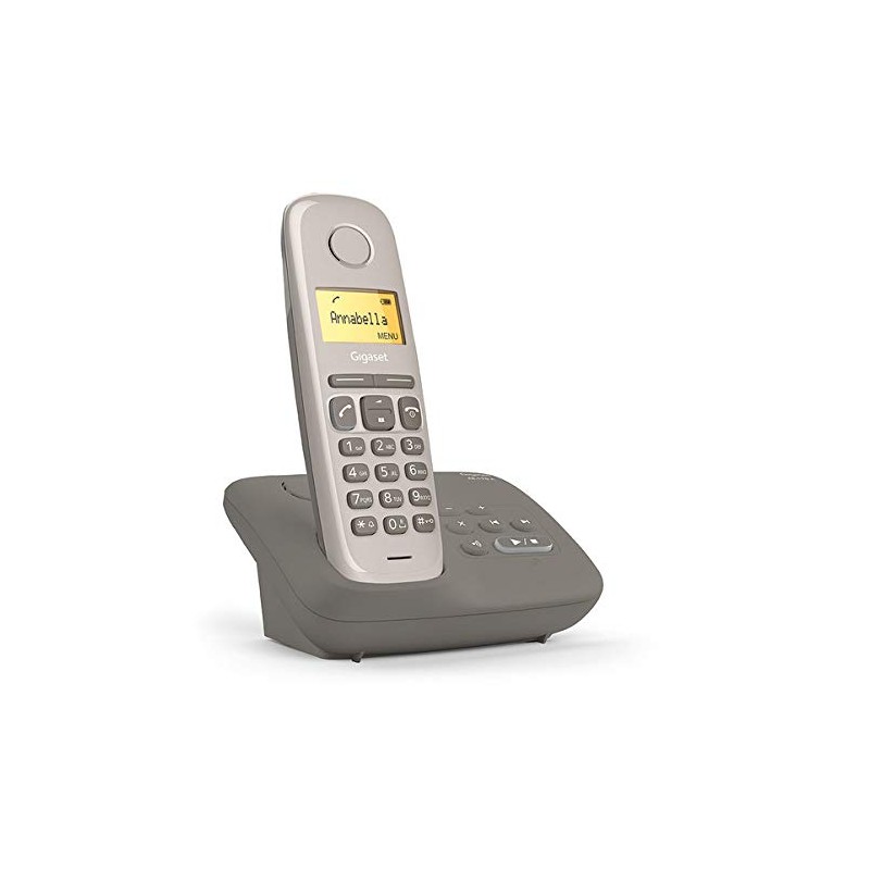 Gigaset AL170A Solo Cordless DECT/Gap Answering Machine, Taupe