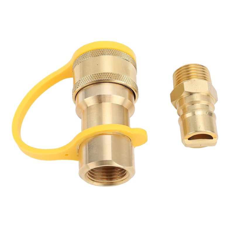 KIMISS Gas Quick Connect Adapter Kit 3 Piece Set Brass