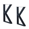 MBQQ 2 Pcs Furniture Legs Rustic Decory K Shape Table