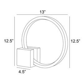 Lite Source Fannie 12 1/4" High Black Gray LED Accent Table Lamp