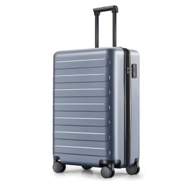 NINETYGO Carry on Lightweight Luggage 22 X 14 X 9 Airline Approved, 20 Inch Luggage for 3-5 Days Travel, Double Spinner Wheels, 100% Hardshell PC, TSA Lock (Gun, Rhine)