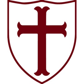 ANGDEST Crusaderz (Burgundy) (Set of 2) Premium Waterproof Vinyl Decal Stickers for Laptop Phone Accessory Helmet Car Window Bumper Mug Tuber Cup Door Wall Decoration