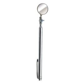 Ullman A-2T Circular Telescoping Pocket Inspection Mirror, 7/8" Diameter, 4-1/2" to 18" Extended Handle Length