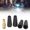 4Pcs PTFE Flux Core Gasless Nozzle 1Pcs Brass Gas Diffuser