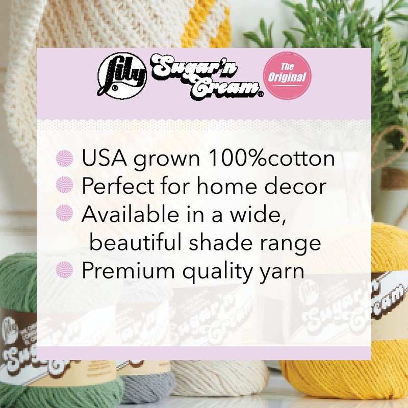 Lily Sugar'N - Hilo blanco crema - Paquete de 6