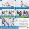 Grab Bars for Shower,Suction Shower Handles,2 Pack,16.8",Grey | Stable Safety