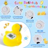 Baby Bath and Room Thermometer - Floating, Auto Sleep Mode,
