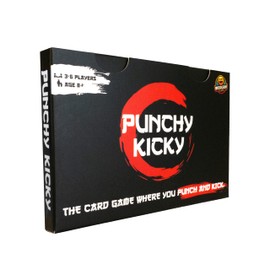Worgan Games Punchy Kicky - Fighting Strategy Card Game | Fun for friends & Family | 3-6 Players | Ages 8+ | Tactical Punching and Kicking Action