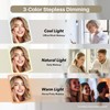 Makeup Mirror,Vanity Mirror with Lights,2X/5X,White