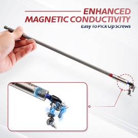 ：ColumPRO 2STÜCKE 305mm Magnetischer Bitaufnahme für Schlagschrauber, 1/4-Zoll-Sechskantschaft Magnetischer Schraubendreher-Bithalter aus S2-Stahl