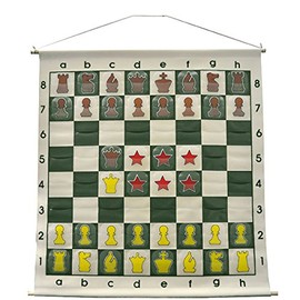 36" Demonstration Chess Board - Forest Green
