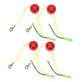 CAXUSD Garden Tractor Accessories Kit 4pcs Mower Engine Kill Switch for Mini Mower Log Splitter