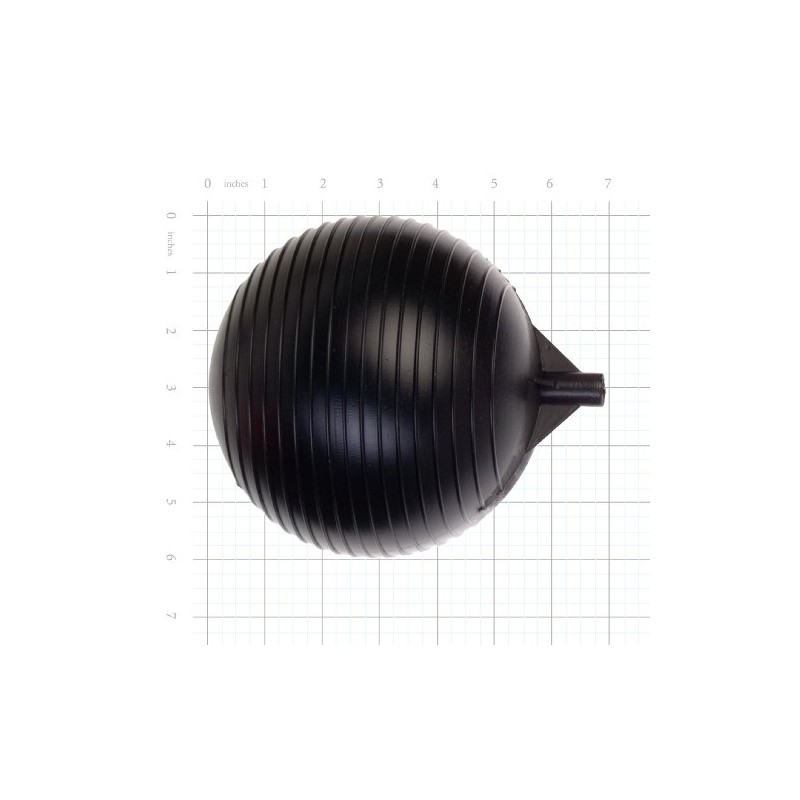 Kerick Valve PF06 Polyethylene Sphere Float Ball, 6" Diameter, 6"