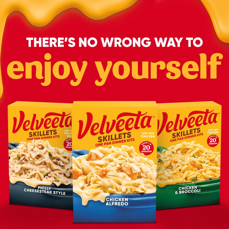 Velveeta Skillets Chicken Alfredo One Pan Dinner Kit, 12.5 oz