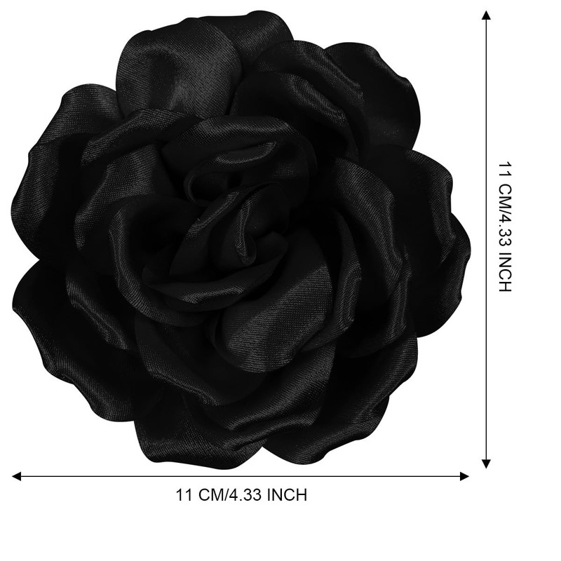 Merdia Rose Flower Brooches and Pins for Women Elegant Flower