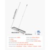 VEVOR Lawn Leveling Rake, Lawn Leveler with 83.9 in Handle,