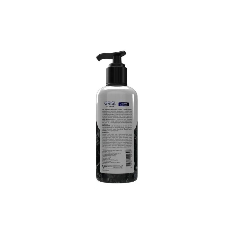 Gel Limpiador Facial Grisi Control Carbón Activado 240 ml