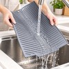 Silicone Dish Drying Mat for Kitchen Countertops – Non-Slip, Multi-Purpose