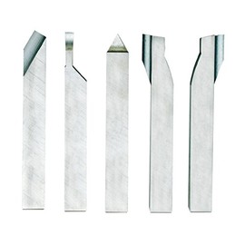 Proxxon 24530 High Quality Cobalt HSS Turning Tools 8 x 80 mm Grey, Navy Blue