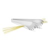 Zack 20639 CAJON Spaghetti Tongs, Stainless Steel, Silver