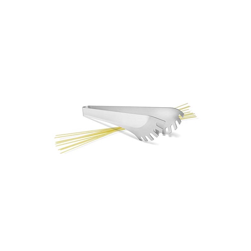 Zack 20639 CAJON Spaghetti Tongs, Stainless Steel, Silver