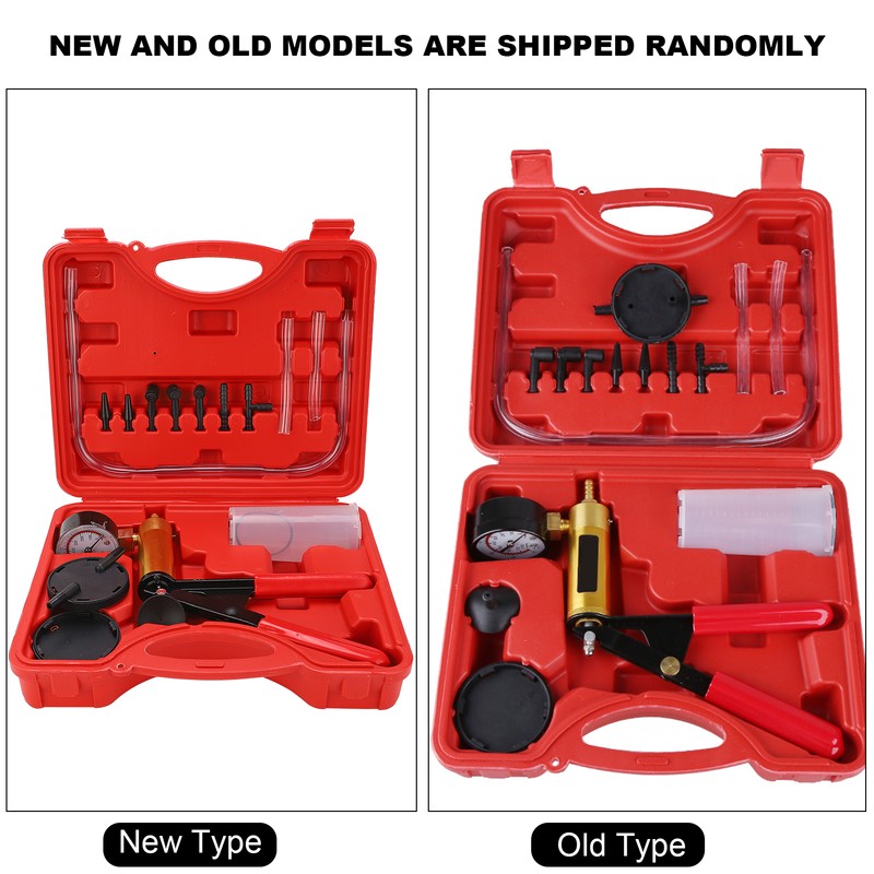 Hand Held Brake Bleeder Tester Set Bleed Kit Vacuum Pump