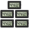 EEEKit 5-Pack LCD Digital Hygrometer Thermometer, Mini Digital Temperature Meter