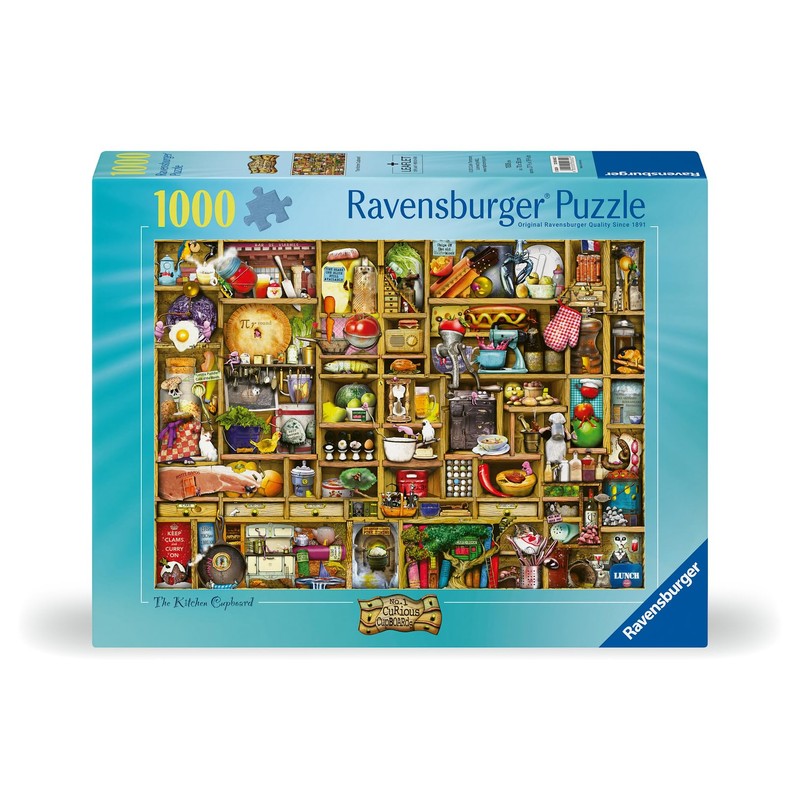 Ravensburger Kitchen Cupboard 1000 Piece Jigsaw Puzzle for Adults -