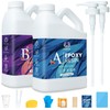 Epoxy Resin 1 Gallon Kit with Pump High Glossy Food