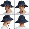 EINSKEY Fishing Hat with Neck Flap, UV Protection Wide Brim