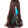 Suoirblss 1 Pc Handmade Boho Hippie Hair Extensions with Feather