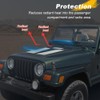 REARACE Vented Hood Louver Kit Fit for Jeep Wrangler TJ