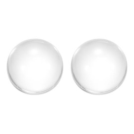 sourcing map 2pcs Clear Acrylic Contact Juggling Ball 1.8"- 45mm Clear